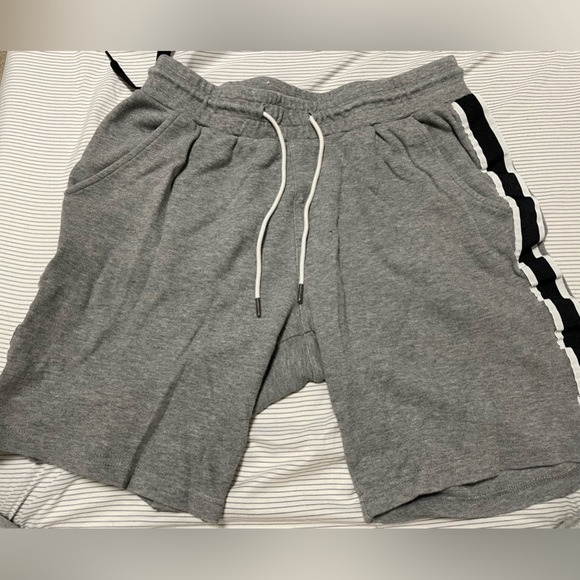 Other - Grey Shorts with Black and White Stripe!